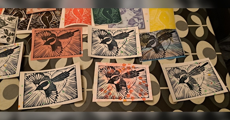 Nature-based Lino Cut