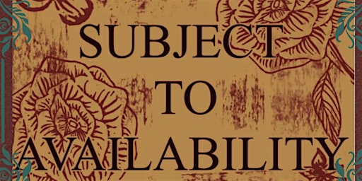 Subject To Availability