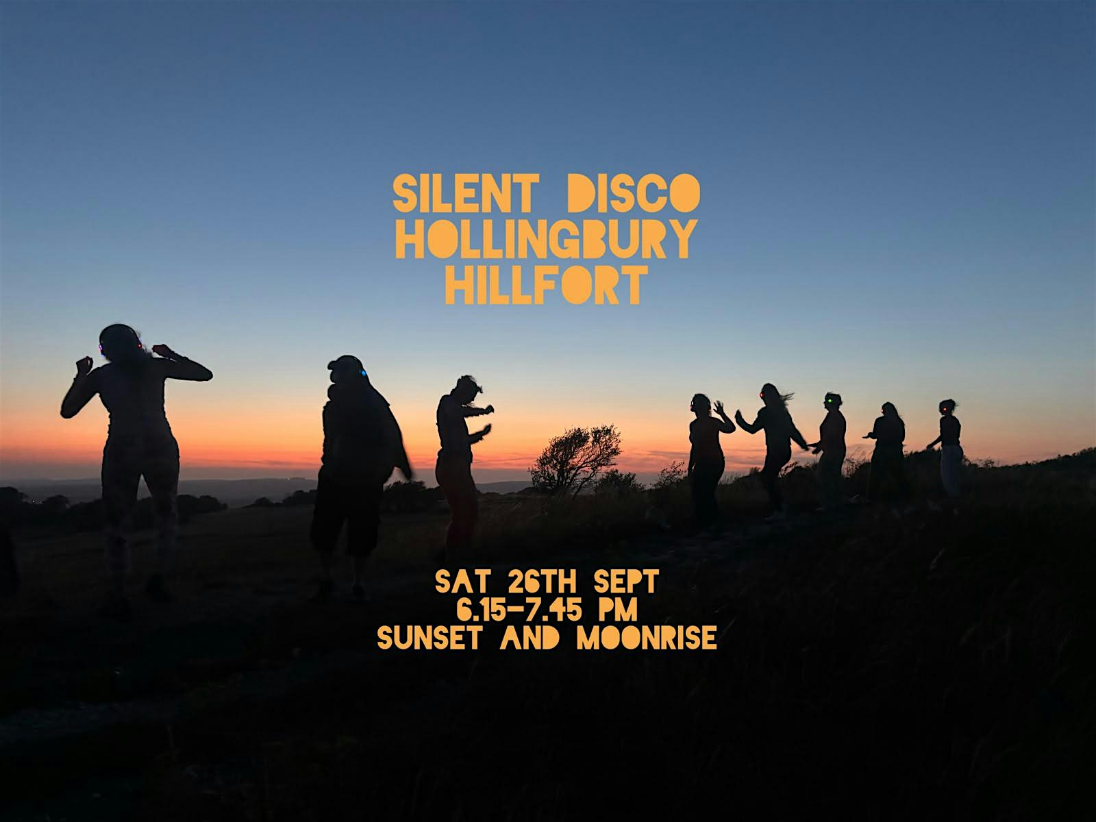 Daylight Disco Club- Hollingbury Hillfort sunset  + moonrise silent disco