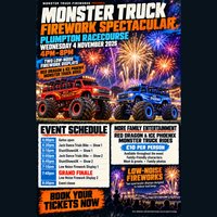 Monster Truck Firework Spectacular - Plumpton Racecourse event image at Plumpton Racecourse Ltd, Plumpton Racecourse, Lewes, East Sussex,